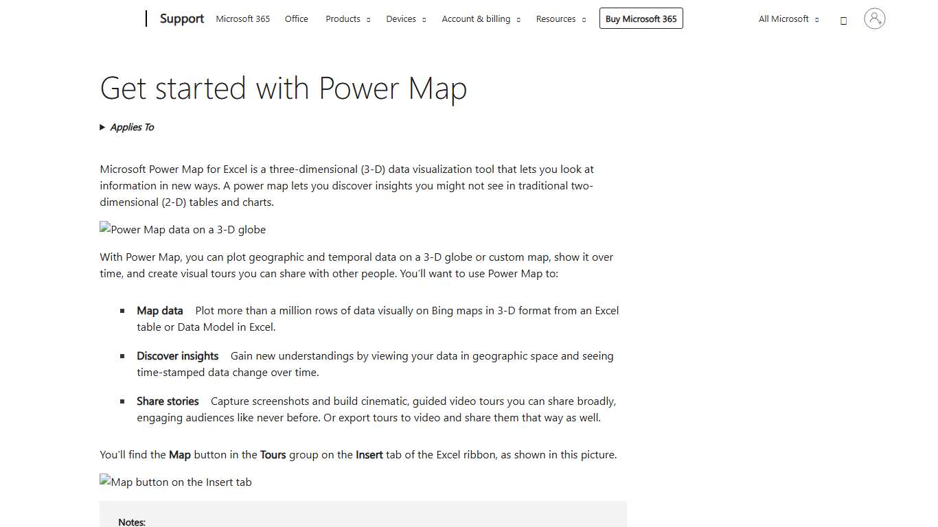 Get started with Power Map - Microsoft Support