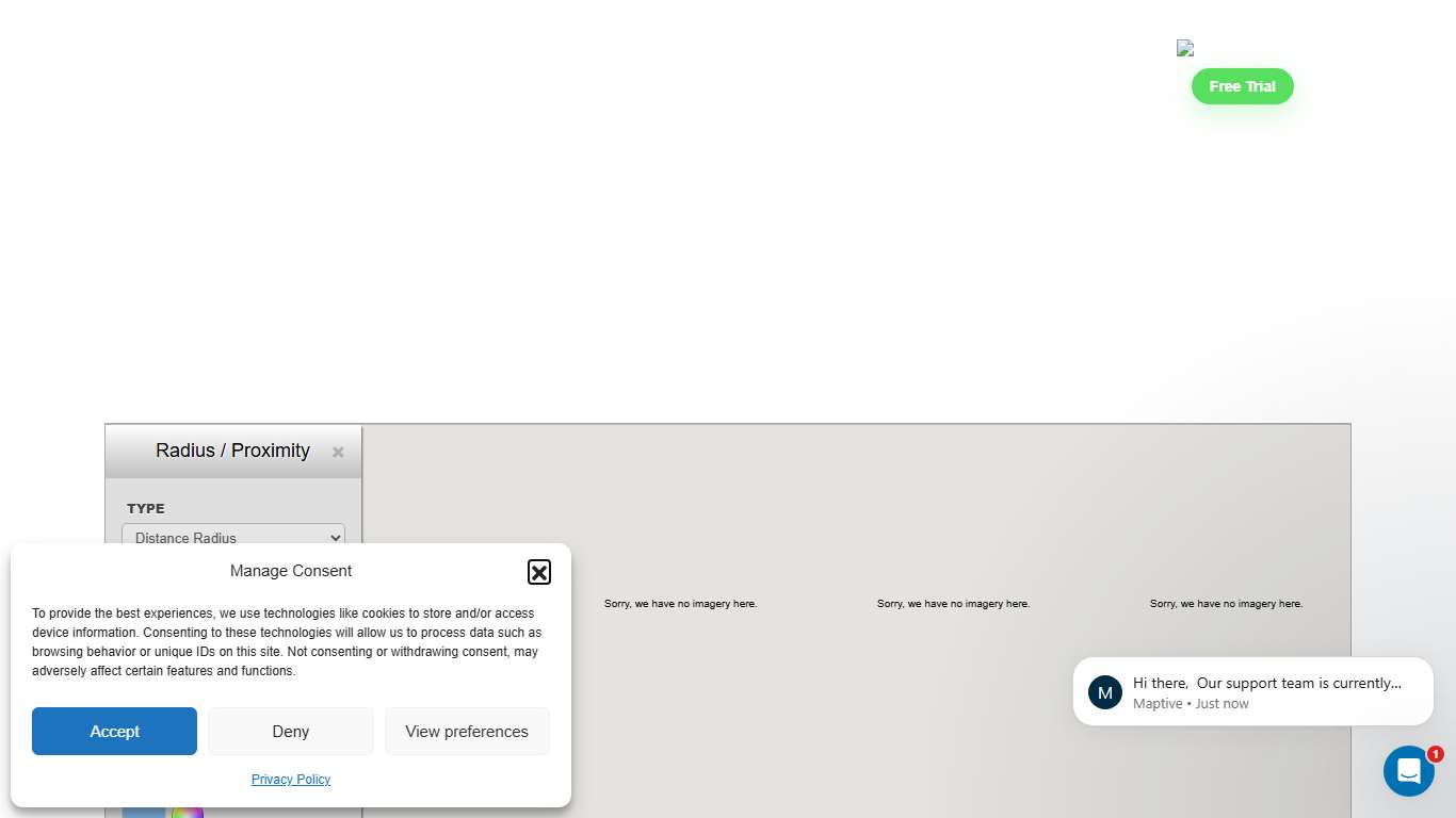 Radius Map Tool: Draw a Radius on a Map | Maptive